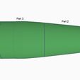 XM1113-Parts.jpg 155mm XM1113 Extended Range Rocket Assisted Projectile 1:1