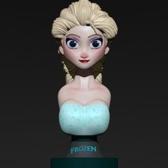 1.jpg Princess Elsa Bust