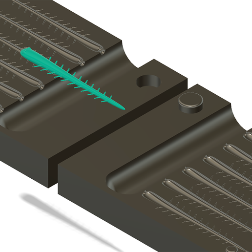 MOLD "Ajing lure" FOR CNC ROUTER AND 3D PRINT 3D model