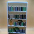 IMG_3593.jpg 📚 Bookshelf Furniture Set for 15cm Barbies