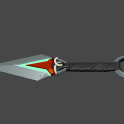 untitled.png STL-Datei Kirikos Kunai aus Overwatch 2・3D-druckbares Modell zum Herunterladen