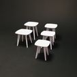 20240313_160610-f.jpg End Table / Side Table 5 Sizes - Miniature Furniture 1/12 scale