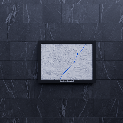 San Jose, Campbell, United States - 3D Miniature