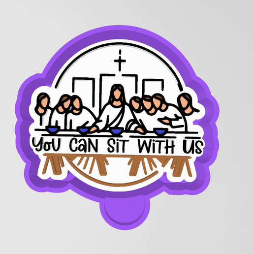 Screenshot-2025-03-24-210613.png Sit with us/plain font version 2 Freshie STL