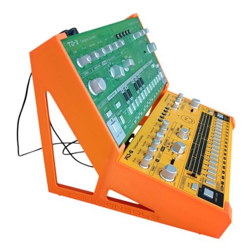 🎵 Acid Console -Eurorack Desktop Stand for 2x Behringer TD-3 & RD