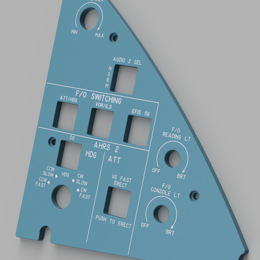 ATR 42 / 72 First Officer Switching  Panel