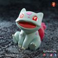 Vday-bulba-color-1-copy.jpg 3D-Datei Velentines Rosen-Bulbasaur - Vorgestütztes Starter-Pokemon kostenlos・3D-Druck-Modell zum herunterladen