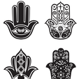 2019-03-14-4.png Laser Cutting Vector Pack - 20 Hands Of Fatima