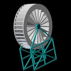 water-wheel-assembley_preview_featured.jpg STL-Datei Water Wheel kostenlos・Design für 3D-Drucker zum herunterladen