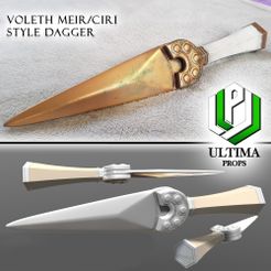 etsy-page.jpg 3D file Voleth Meir Ciri knife Dagger・3D printing model to download