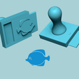 s7-0.png Stamp 07 - Fish - Fondant Decoration Maker Toy