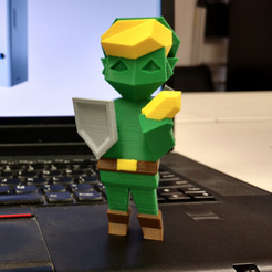 Capture d’écran 2017-03-13 à 09.55.12.png Fichier STL gratuit Link en couleur et en low poly・Objet imprimable en 3D à télécharger
