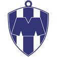 MONTERREY.png Archivo OBJ LLAVEROS LIGA MX TODOS LOS EQUIPOS・Modelo para descargar y imprimir en 3D