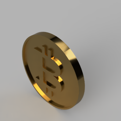 STL File Bitcoin・Model To Download And 3D Print • Cults