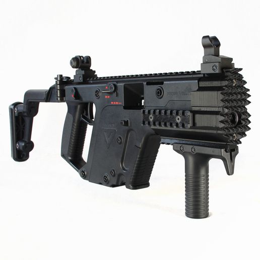🔫 KWA Kriss Vector Spike Rail・ STL File for ・Cults