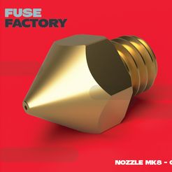 fusefactory_thingiverse_instagram_nozzle-01.jpg STL-Datei Nozzle 0.4 MK8 kostenlos・Modell für 3D-Druck zum herunterladen