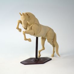 002 IMG_9775_1.jpg Archivo 3D Jointed Horse・Plan imprimible en 3D para descargar, Shira