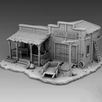 1.png Wild West Architecture - Wagon repair shop and props