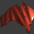 Australia-Wavy-Map3.jpg Australian Wavy Map - CNC Files For Wood, 3D STL Model