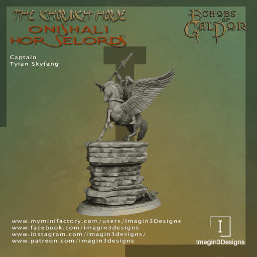 Captain Tyrian Skyfang 3D model