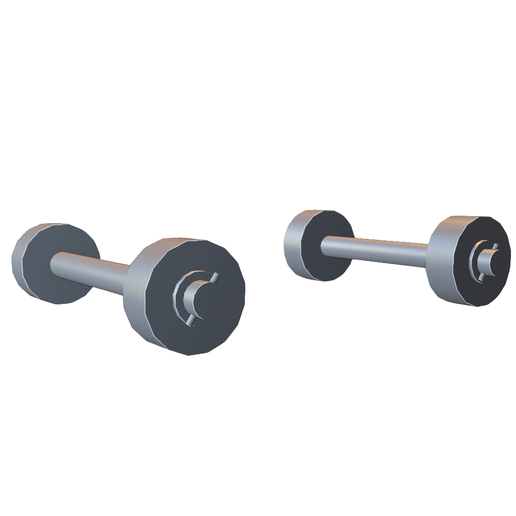 Gym Dumbbell Set with Barbell Rod