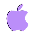Logo apple.stl Apple logosu