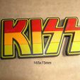 kiss-grupo-musica-rock-vintage-culto.jpg Kiss sign, poster, multicolor logo Rock music group