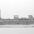 wf.jpg SS LIBERTE ocean liner (1950 version) printable model - full hull and waterline