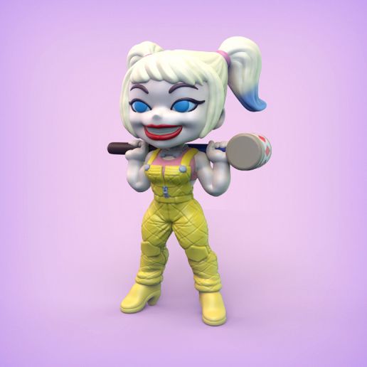 Harley Quinn Birds of Prey Figurine 3D model
