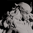 blender_xvo7Mc0MvG.png Scarlet Witch, Figurine habillée, Wanda Maximoff de Marvel Rivals pour impression 3d