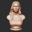 02.jpg Gigi Hadid portrait sculpture 3D print model