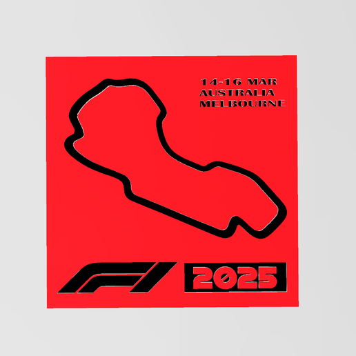 STLDatei Formel 1 Kalender 2025 Kollektion 🚗 ・3DDruckIdee zum Herunterladen・Cults