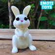 1.png STL-Datei Cute Easter Bunny!・3D-druckbares Modell zum herunterladen