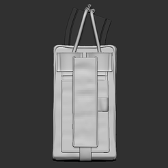 2.png OBJ-Datei Militärische Munitionstasche・Design zum Herunterladen und 3D-Drucken