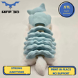 33.png ARTICULATED FLEXI SQUIRREL MFP3D -NO SUPPORT - PRINT IN PLACE - SENSORY TOY-FIDGET