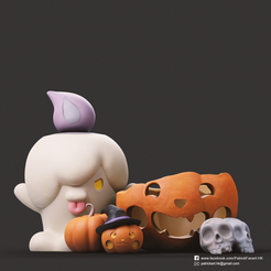 Halloween _2.png Free STL file Halloween Pumpkin・3D printable design to download