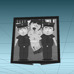 stan.png Stan marsh - Busted - southpark- poster d'art mural - peignez-le vous-même