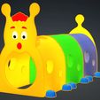 194.91-CM.jpg CATERPILLAR KIDS PLAY NURSERY Toys Architecture Site Components Playground Slide