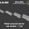 D062.png Concrete barrier - ending section - EU style
