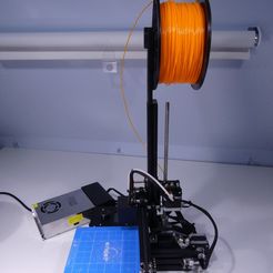 P1270550.JPG Free STL file Creality Ender 2 - Filament Holder Extender・3D printer model to download