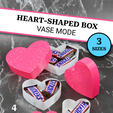 product-photo_karenchaudesigns-42.png Vase Mode Heart-Shaped Boxes | 3 sizes, 4 tolerance options | Valentine's Day Gift Box