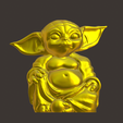 TOPO-grogu.png Grogu Buddha meditation time The mandalorian baby yoda