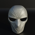 7.png Masquerade Party Face Mask - Alien Face Mask 3D print model