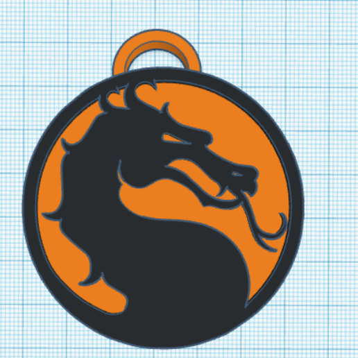 Keychain Mortal Kombat / Keychain Mortal Kombat 3D model