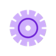 Roue_12_dts-_Largeur_fixe.stl Roues de codage pour détecteur de brouillage Ø1,75