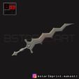 09.JPG Fire Emblem Awakening Robin Levin Sword - Weapon Cosplay 3D print model