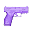 Taurus GX2 - Real Size.stl Taurus GX2 Split Holster Mold with TrimJigg