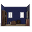 Room-1-5.png Miniature furniture for dollhouse, roombox (scale 1:24)