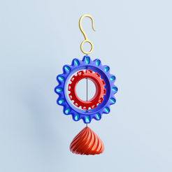 earing.png Archivo STL Pendientes indios・Diseño imprimible en 3D para descargar