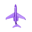 BODY WTH INTERIOR.stl Gulfstream IV  Private Jet aircraft MODEL